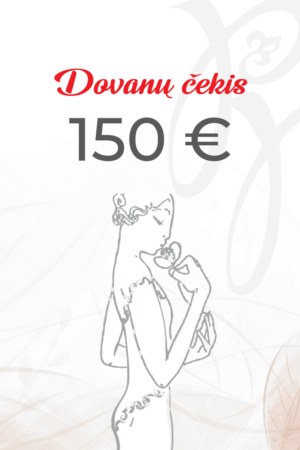 Dovanų čekis 150 Eur vertės
